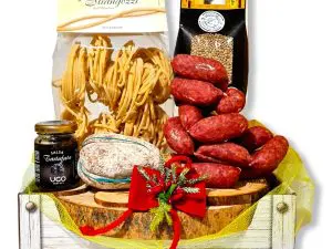 Cesto con salsiccia di Norcia