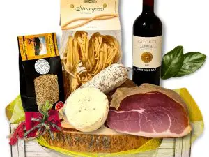 Cesto di Norcia sapori con prosciutto
