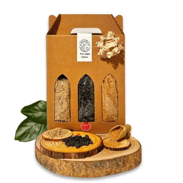 Cesto di legumi Idea regalo vegetariana da Norcia