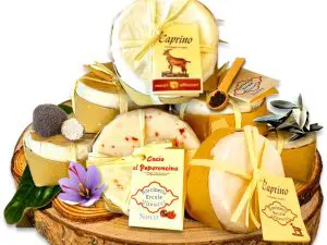 Formaggio aromatizzato per cesti
