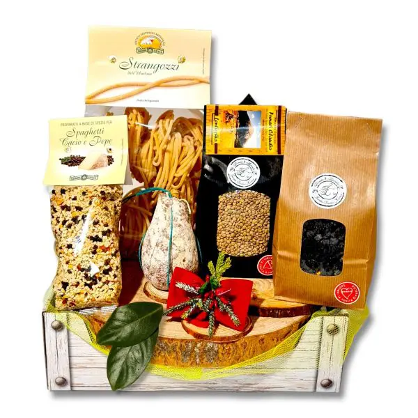 Scatola regalo con ceci neri di Norcia