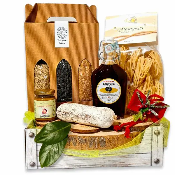 Scatola regalo con tris della salute