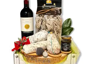 Scatola regalo di Norcia con salumi e tartufi