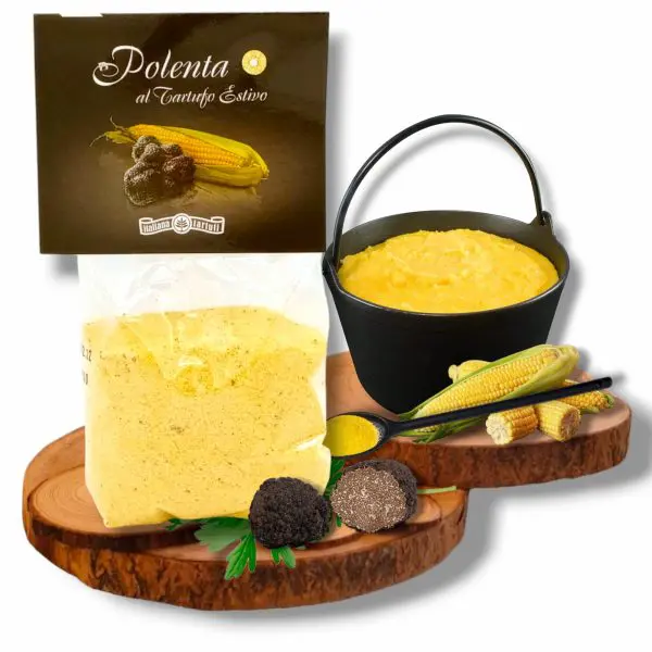 Polenta al tartufo estivo