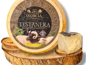 pecorino norcia stagionato spicchio testa nera