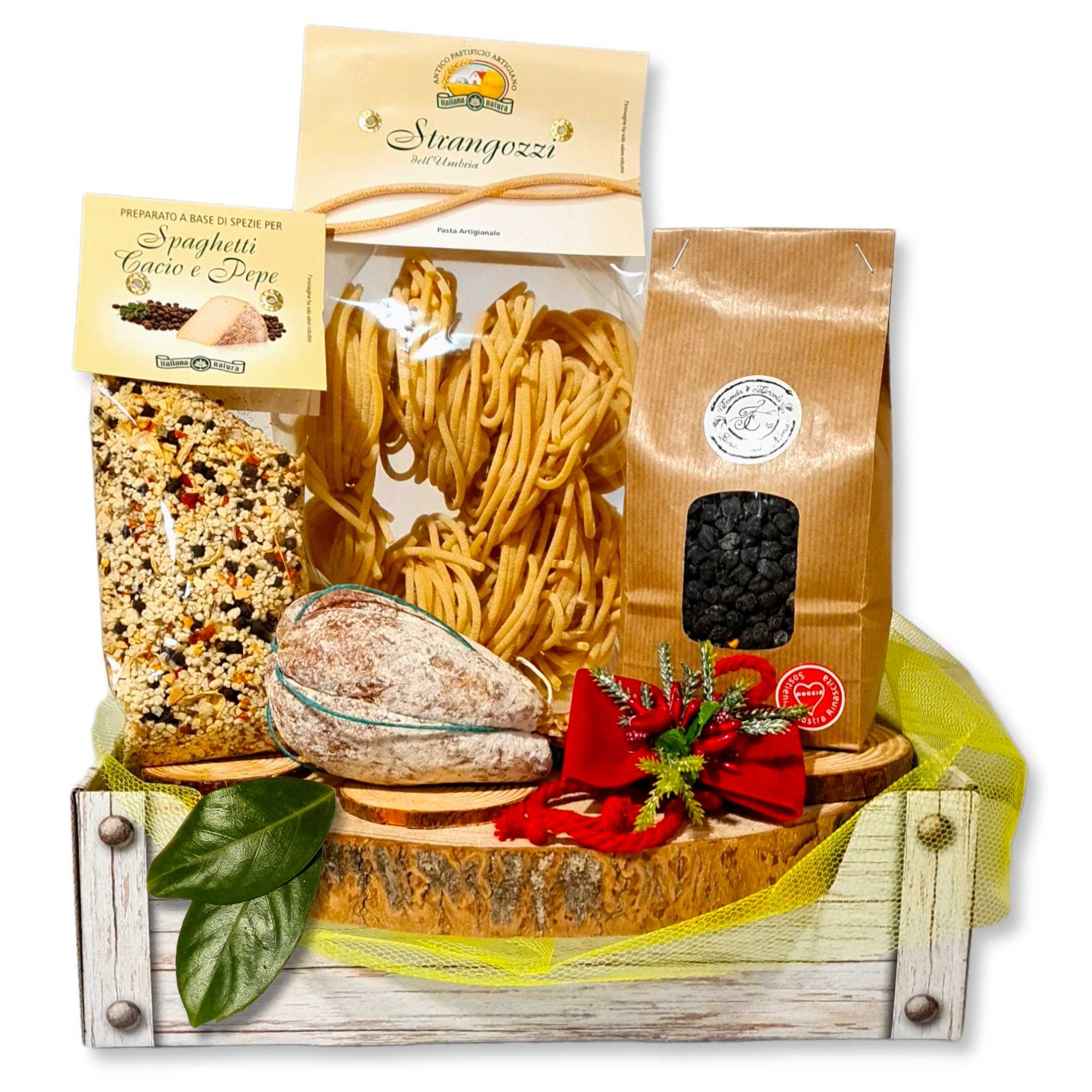 Scatola regalo conglione di mulo di Norcia