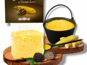 Polenta al tartufo estivo