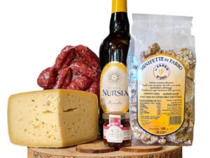 Cesto regalo idea aperitivo salutare di Norcia