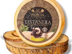 pecorino norcia stagionato intero testa nera